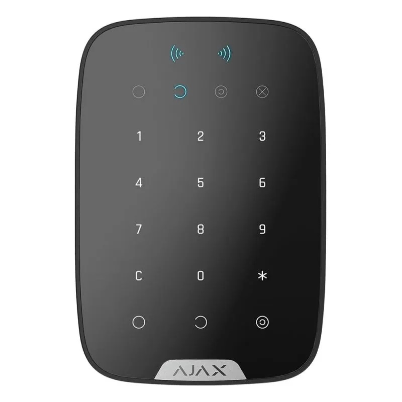 AJAX KeyPad Plus черный Беспроводная сенсорная клавиатура