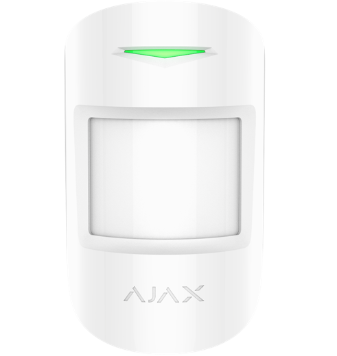 AJAX MotionProtect Plus белый Датчик движения с микроволновым сенсором и с иммунитетом к животным